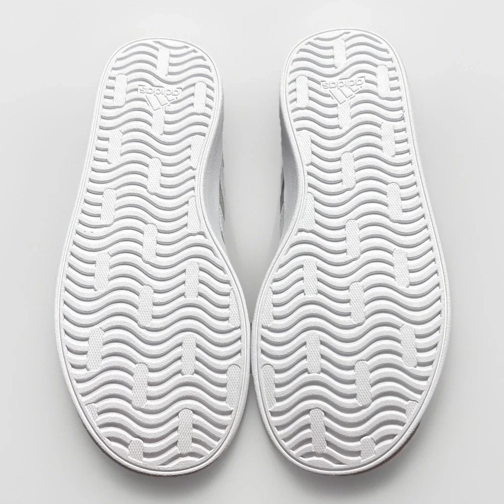 Adidas VL Court 3.0 Shoes  Kids Size 2-Grey Cloud White‎  Sneakers